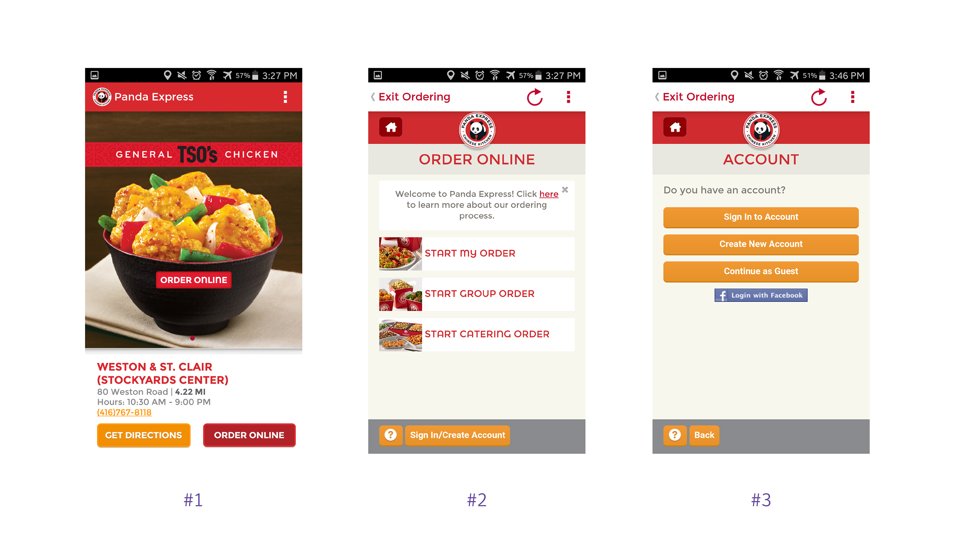 Panda Express Mobile App Redesign